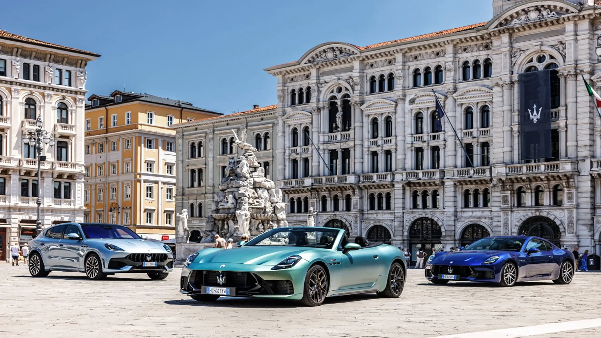Maserati GranTurismo, GranCabrio e Grecale: un’esperienza di guida unica a Trieste